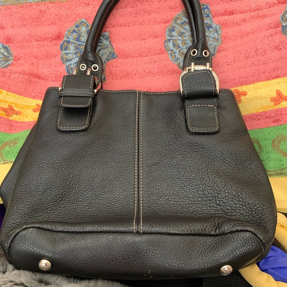 TIGNANELLO Black Leather Purse